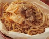 レンジで簡単★豚キムチ焼きそば作り方3写真