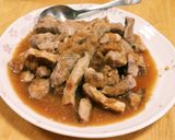 豚ロースのさっぱりシャリアピンソース作り方4写真