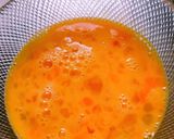 お弁当に！枝豆たくさん玉子焼き作り方1写真