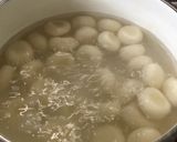 お豆腐白玉のフルーツミルクぜんざい作り方3写真