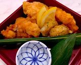 中学生 女子弁当 唐揚げ 梅型作り方4写真
