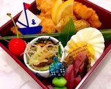 中学生 女子弁当 唐揚げ 梅型作り方6写真