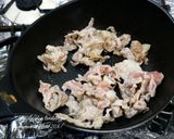 豚肉と茄子のオイスターソース炒め。作り方2写真