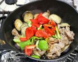 豚肉と茄子のオイスターソース炒め。作り方4写真