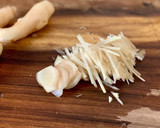 ご飯と♪我が家の定番【新生姜のきんぴら】作り方2写真