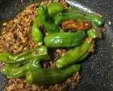 獅子唐とミンチ肉の辛味噌炒め作り方5写真