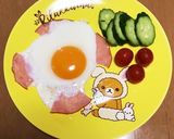 ハムエッグ♪作り方4写真