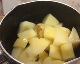 バジル塩こうじの粉吹き芋作り方3写真