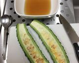 苦瓜のさっぱり甘酢漬け作り方1写真