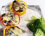 ピーマン肉詰めのチーズ焼き作り方8写真
