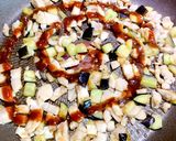 お家ランチ★ナス鶏つけてみそ丼作り方3写真