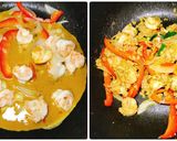 本格タイ料理✦海老のカレー炒め✦作り方5写真
