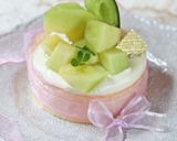 贅沢メロン果汁のロールケーキ*応用編作り方38写真