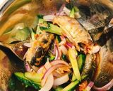 簡単ヘルシー！タイ風鰯トマト缶サラダ作り方4写真