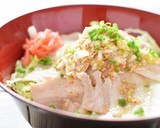 ～豚バラ肉～和風ネギ塩の冷しゃぶ丼作り方6写真