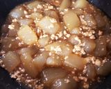 冬瓜とひき肉のとろっと煮作り方5写真