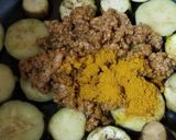 ☆ピリ辛肉味噌で♪茄子のカレー炒め☆作り方3写真