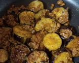☆ピリ辛肉味噌で♪茄子のカレー炒め☆作り方5写真