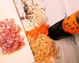 めんつゆだけで！鶏五目混ぜご飯☆作り方2写真