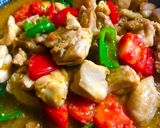 夏野菜と鶏肉の塩ダレ炒め作り方4写真