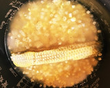 茅乃舎だしでつくる炊き込みとうもろこし飯作り方2写真