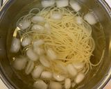 王道☆トマトと生ハムの冷製パスタ作り方6写真