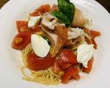王道☆トマトと生ハムの冷製パスタ作り方10写真