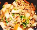 豚こま白菜のふわとろ卵とじ丼♡♡♡作り方10写真