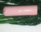 ほうれん草のお浸しのり巻き風作り方3写真