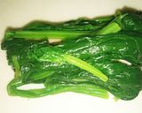 ほうれん草のお浸しのり巻き風作り方4写真