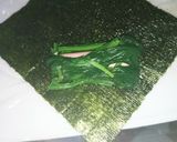 ほうれん草のお浸しのり巻き風作り方5写真
