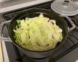 ストウブで作る白菜と豚肉の無水焼きしゃぶ作り方3写真