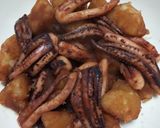 イカとしゃがいものゲソ煮(2)作り方4写真