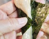 ゴマ油香る♪ササミの海苔梅焼き作り方8写真
