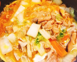 豚こま白菜のふわとろ卵とじ丼♡♡♡作り方12写真