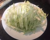 キャベツのカレー炒め(カリーブルスト風)作り方1写真