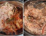 韓国風♡キムチツナマヨおにぎり作り方1写真