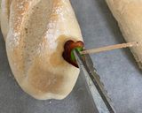 ハムで簡単に*デコ食パン&蒸しパン作り方12写真