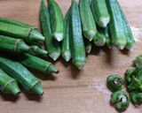 オクラの梅あえ♪ 常備菜を使って作り方1写真