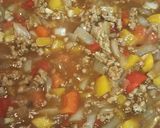 彩り鮮やか!パプリカと挽肉のカレー作り方10写真
