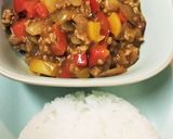 彩り鮮やか!パプリカと挽肉のカレー作り方12写真