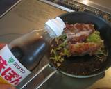 ひとりランチ♪ぶ～キャベワンプレート作り方3写真