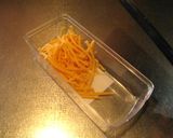 水の代わりにチェダーチーズで作るうどん麺作り方2写真