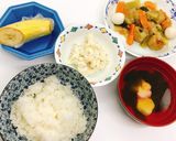【病院】麩とわかめのすまし汁【給食】作り方5写真