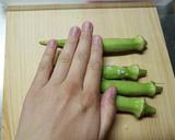 オクラとトマトの和風シーザーサラダ作り方1写真