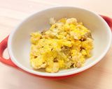 半熟卵とひき肉のヘルシー塩そぼろ作り方3写真