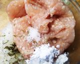 鶏肉団子　有機野菜のホワイトシチュー作り方1写真