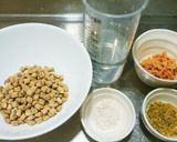 犬ご飯　きゃべつとレンコン作り方1写真