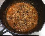 鯖缶とシメジの和風スパゲティ作り方4写真