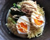 サッポロ一番でサラダラーメン作り方4写真